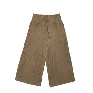 LULULEMON Retreat Yourself Crop Pants Heathered Soft Sand Beige Size 2 #W6AWWS